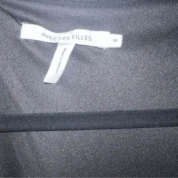 AVEC LES FILLES Floral Satin & Chiffon Midi Wrap Dress - Picture 13 of 14